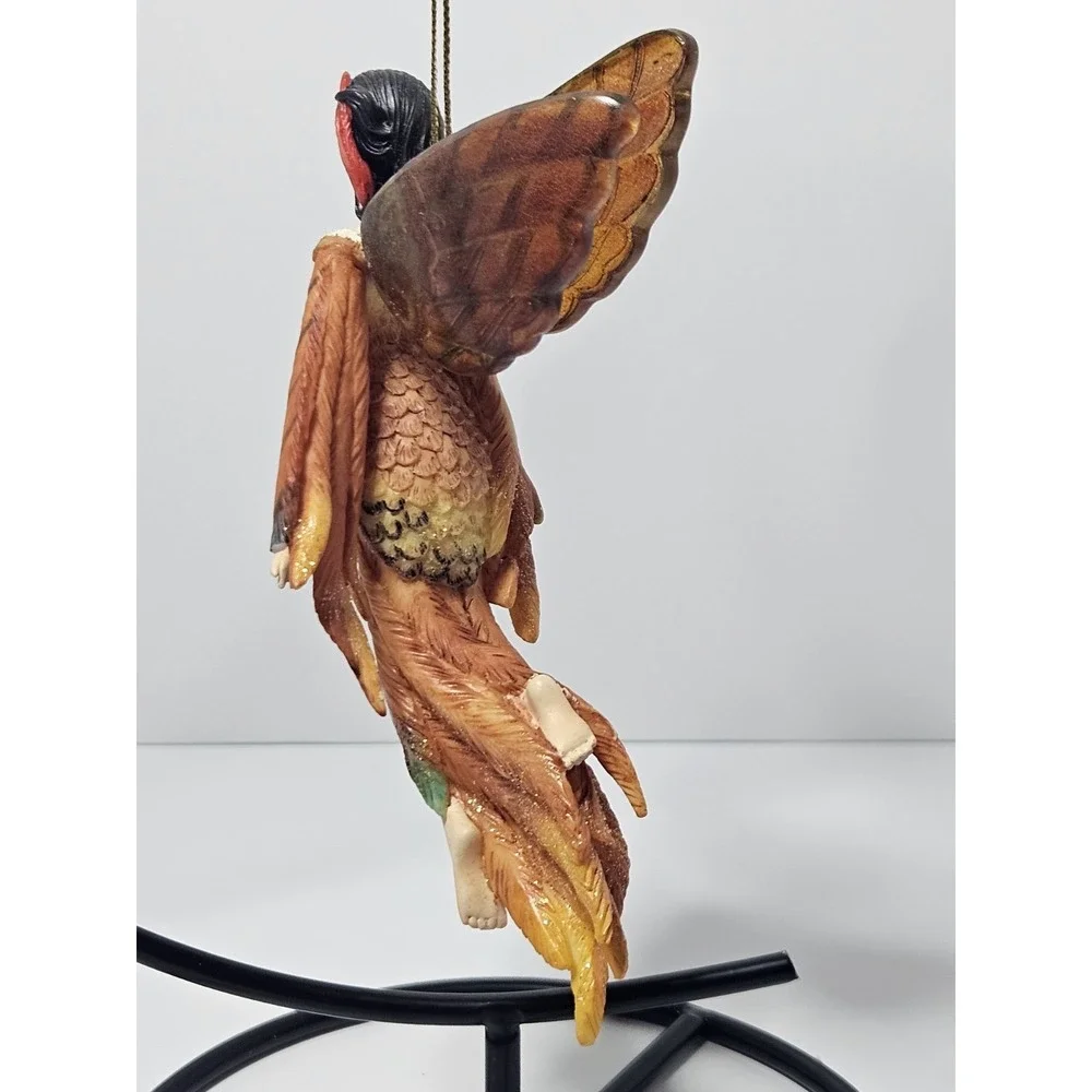 Ashton Drake On Wings of Light Pheasants Flight Fairy Ornament Vintage Butterfly
